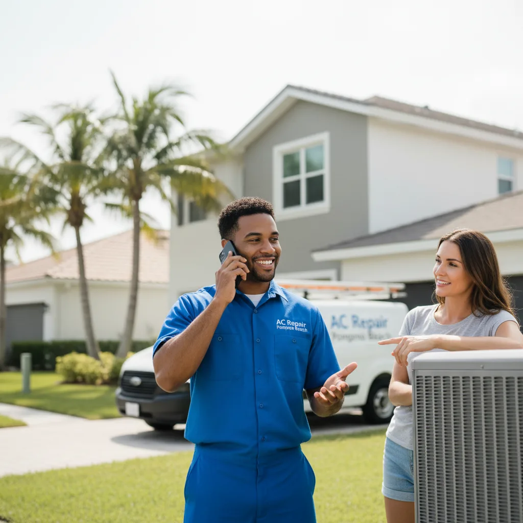 AC Repair Pompano Beach customer support in Newtown Square